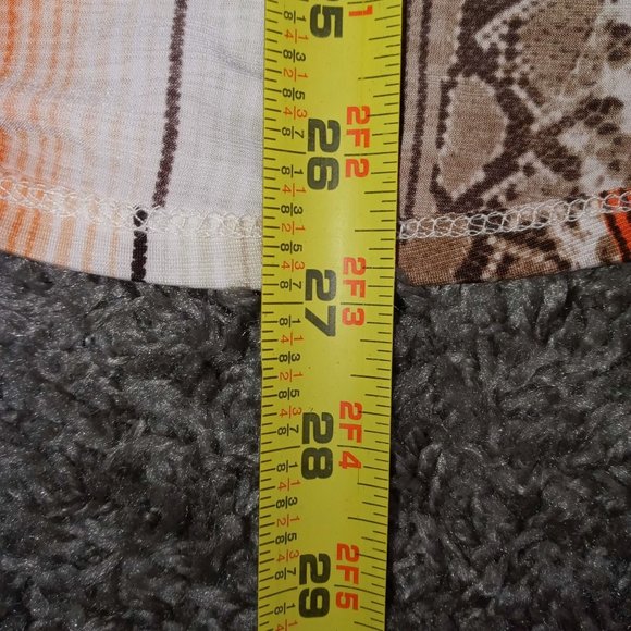 Lucky & Blessed Womens Size Small Short Sleeved Shirt Southwest  Print Orange - Picture 3 of 7